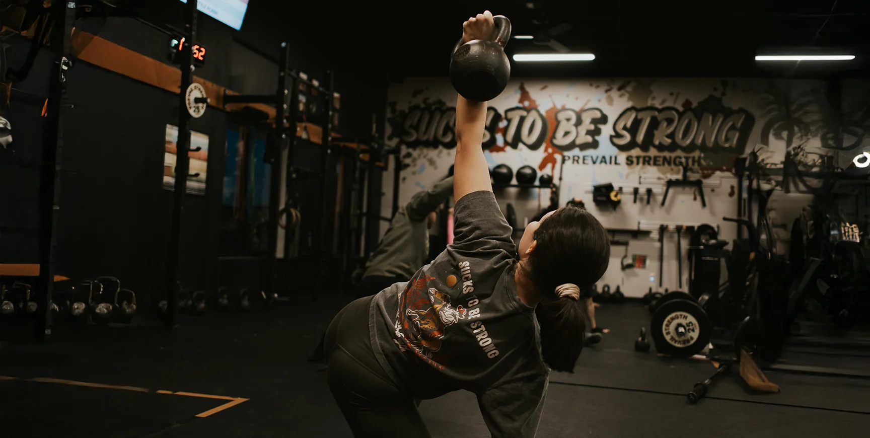 woman exercising at Prevail Strength and Fitness